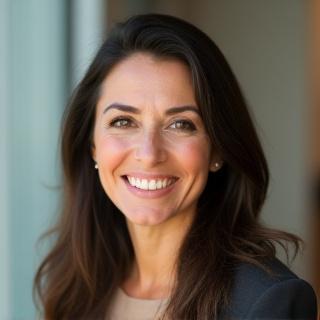 Retrato profesional de Sofía García, sonriendo.